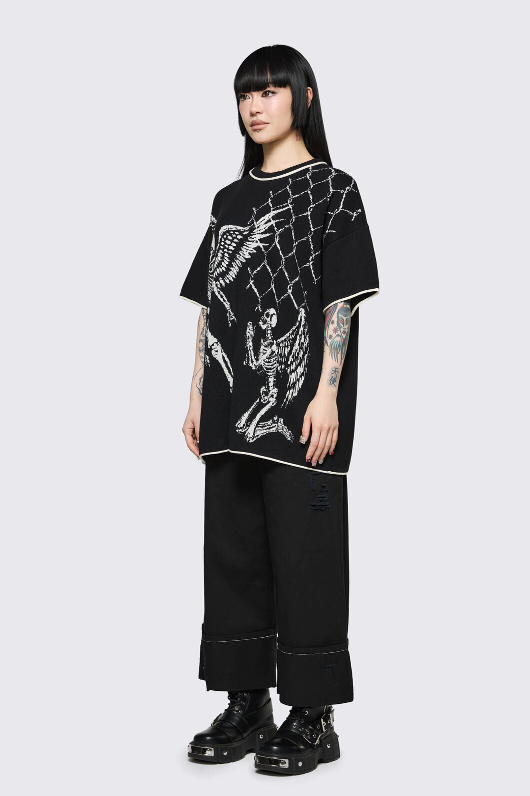 Dangerfield - Archangel Oversize Knit Jumper - black