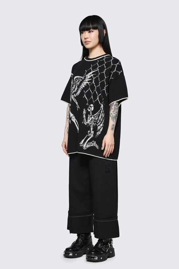 Dangerfield - Archangel Oversize Knit Jumper - black