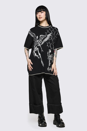 Dangerfield - Archangel Oversize Knit Jumper - black