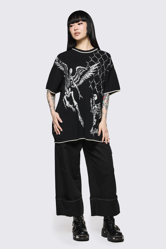 Dangerfield - Archangel Oversize Knit Jumper - black