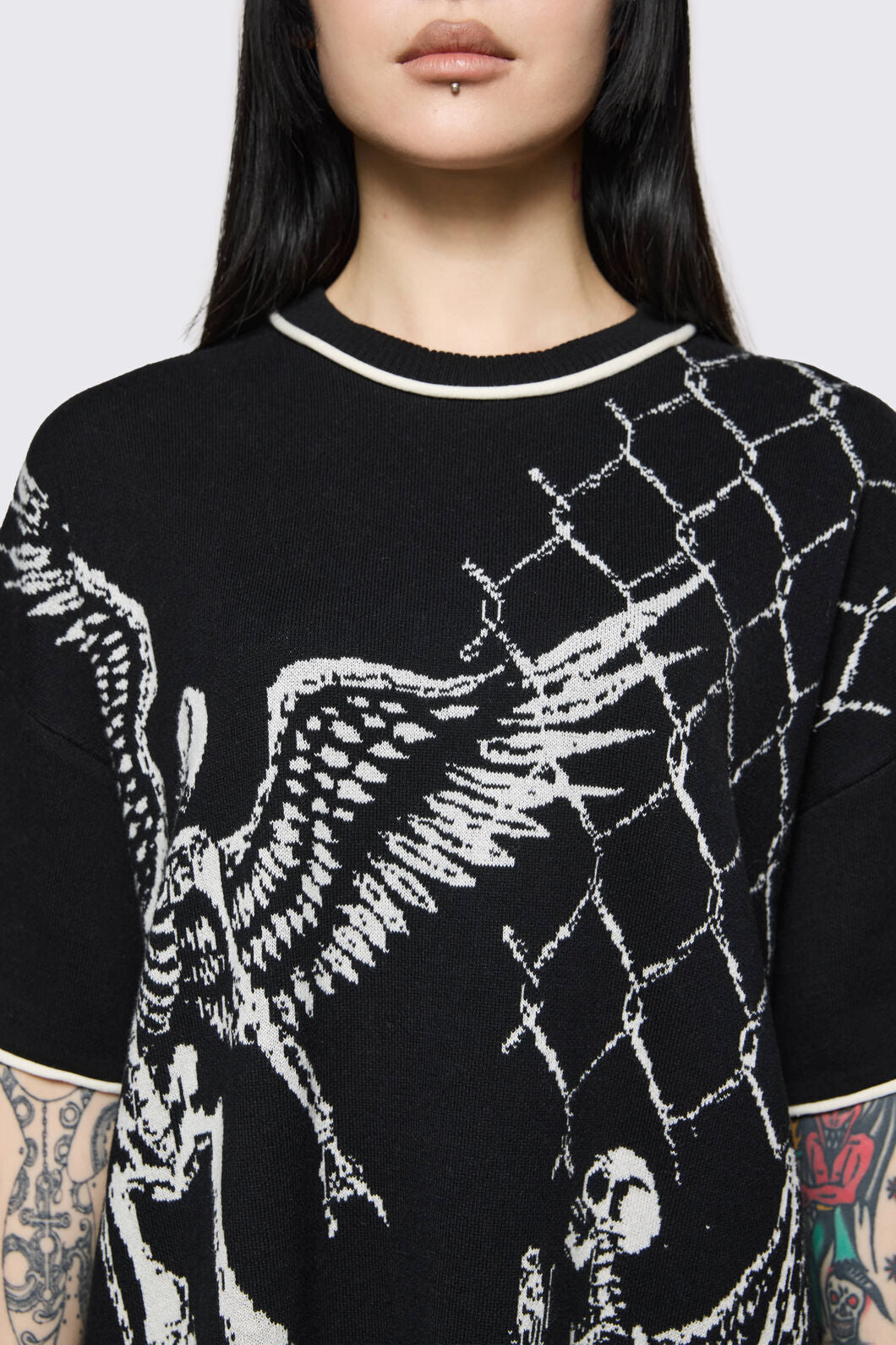 Dangerfield - Archangel Oversize Knit Jumper - black