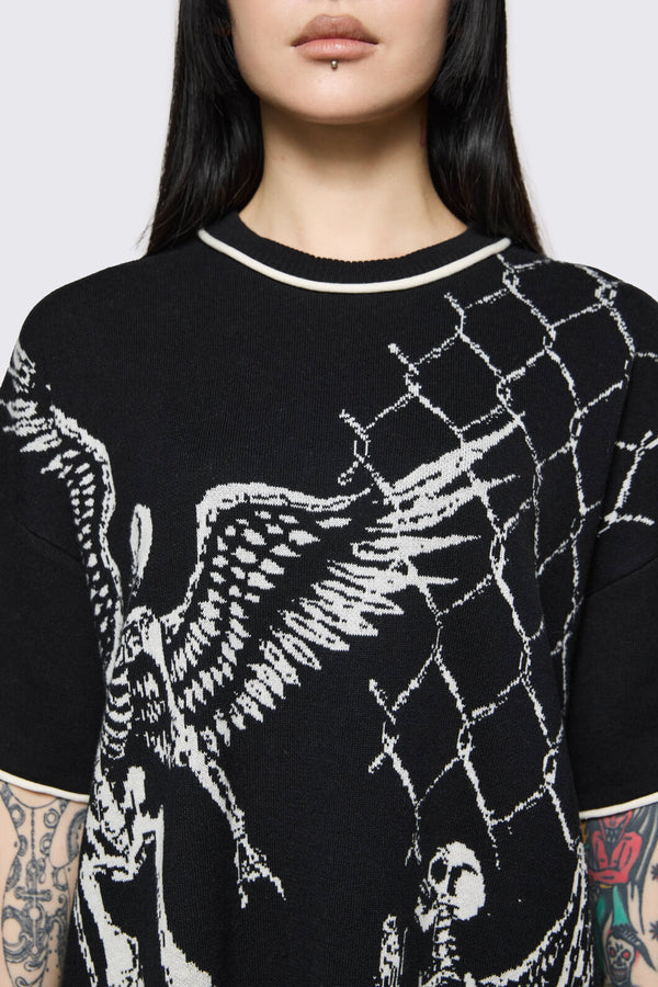 Dangerfield - Archangel Oversize Knit Jumper - black