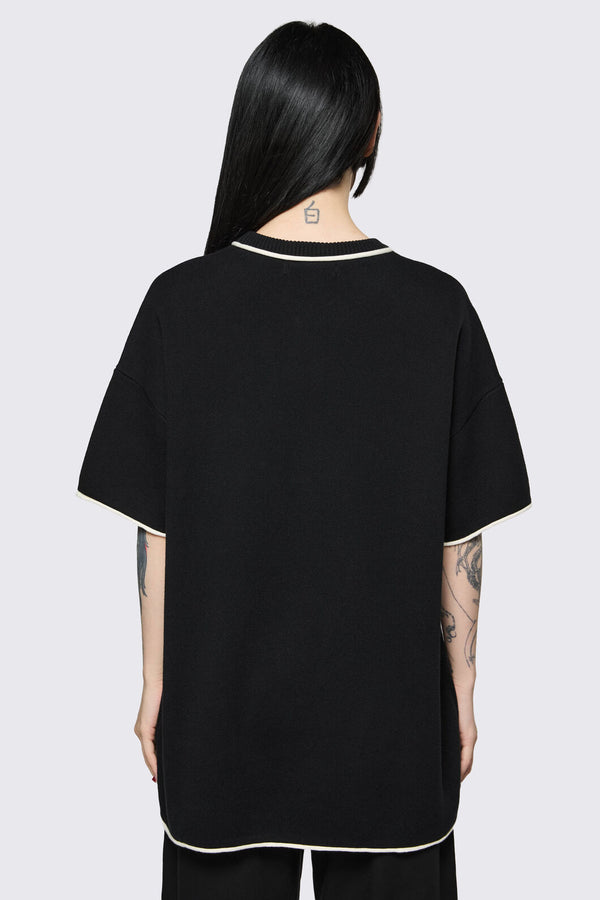 Dangerfield - Archangel Oversize Knit Jumper - black