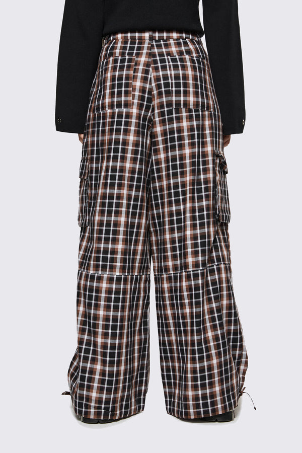 Dangerfield - Archangel Tartan Cargo Pant - brown