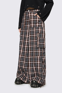 Dangerfield - Archangel Tartan Cargo Pant - brown