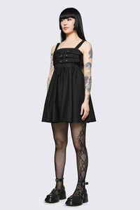 Dangerfield - Cindy Buckle Mini Dress - black