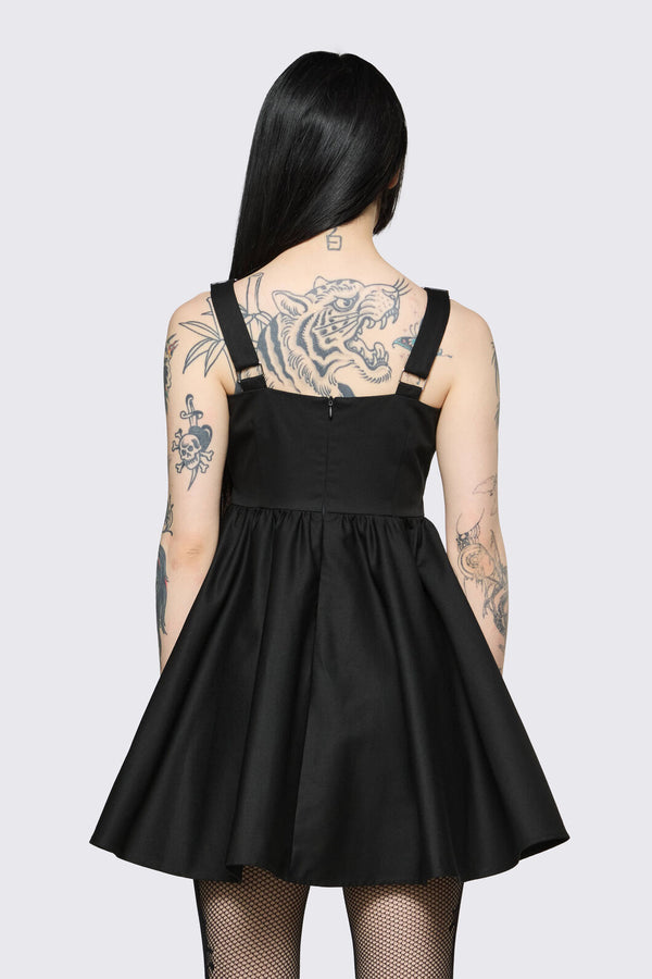 Dangerfield - Cindy Buckle Mini Dress - black