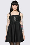 Dangerfield - Cindy Buckle Mini Dress - black