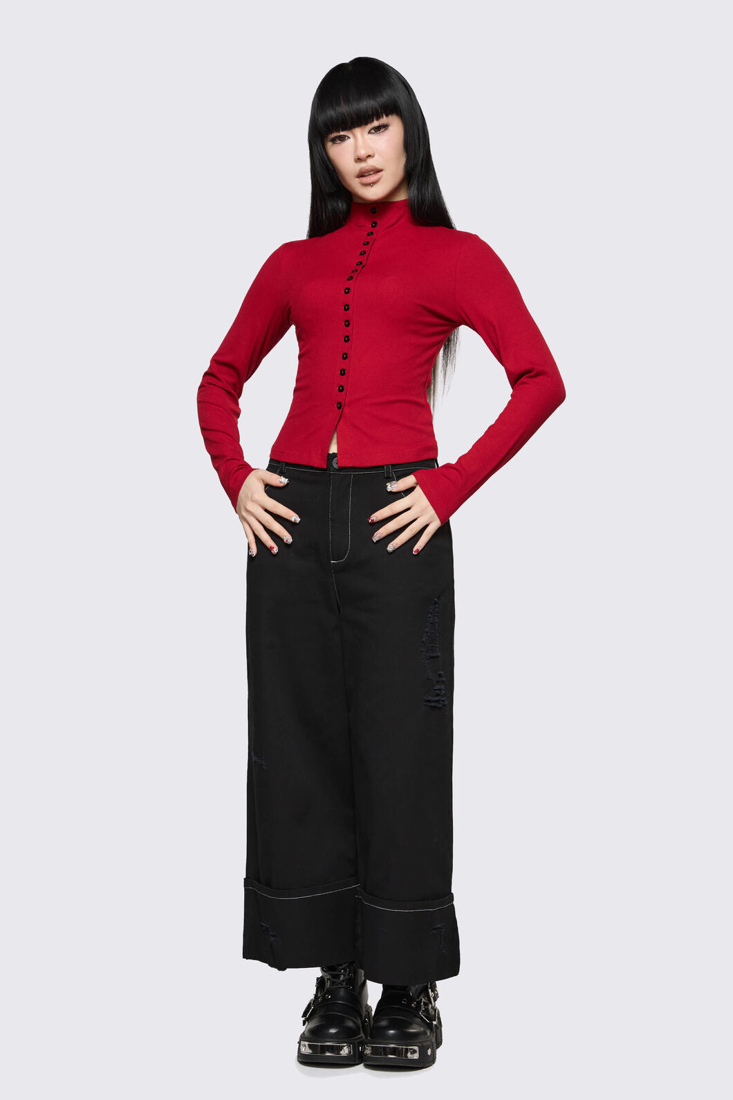 Dangerfield - Cindy Cardigan - red