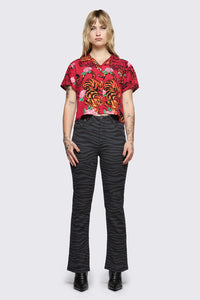 Dangerfield - Big Cat Blouse - red