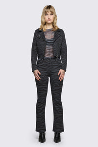 Dangerfield - Untamed Stripe Jacket - grey