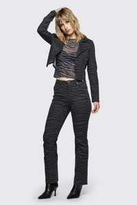 Dangerfield - Untamed Stripe Jacket - grey