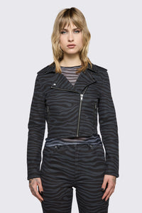 Dangerfield - Untamed Stripe Jacket - grey