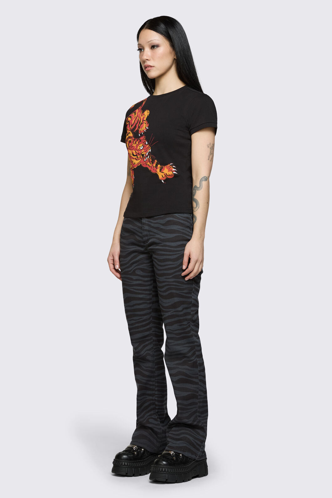 Dangerfield - Big Cat Tee - black