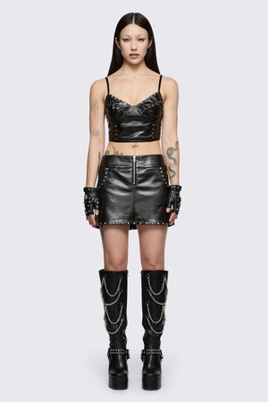 Dangerfield - Cindy Mini Skirt - black