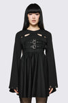 Dangerfield - Cindy Cut Out Sleeves - black