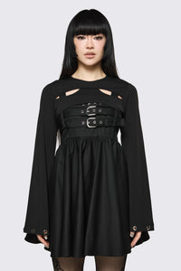 Dangerfield - Cindy Cut Out Sleeves - black