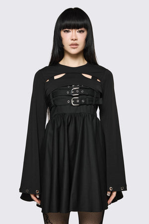 Dangerfield - Cindy Cut Out Sleeves - black