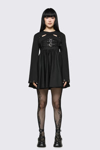 Dangerfield - Cindy Cut Out Sleeves - black