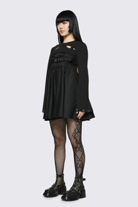 Dangerfield - Cindy Cut Out Sleeves - black