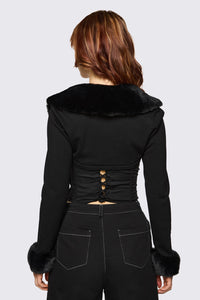 Dangerfield - Cindy Trim Sleeves - black