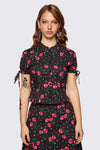 Dangerfield - Delulu Print Blouse - black