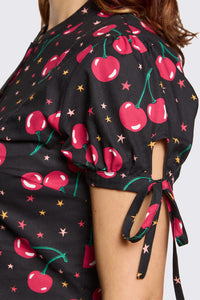 Dangerfield - Delulu Print Blouse - black