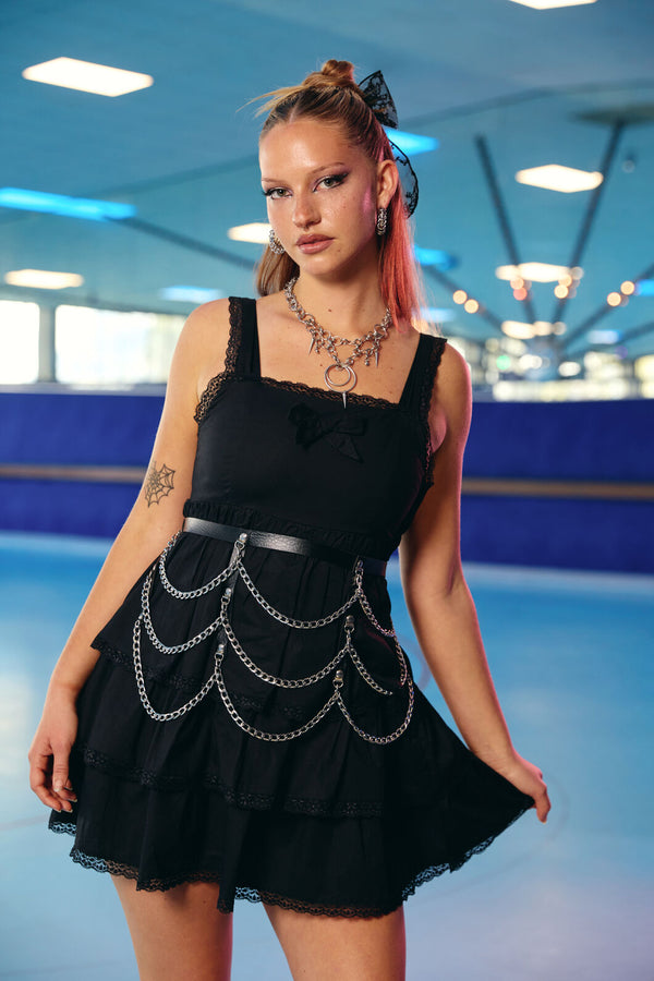 Dangerfield - Underdog Lacey Mini Dress - black