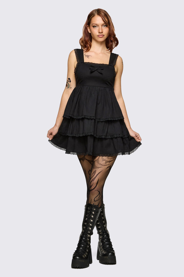 Dangerfield - Underdog Lacey Mini Dress - black