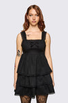 Dangerfield - Underdog Lacey Mini Dress - black