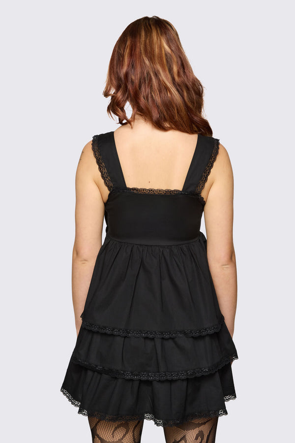 Dangerfield - Underdog Lacey Mini Dress - black