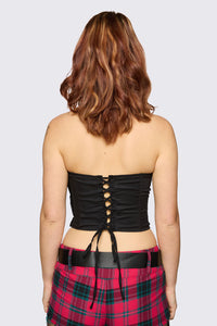 Dangerfield - Underdog Lacey Corset - black