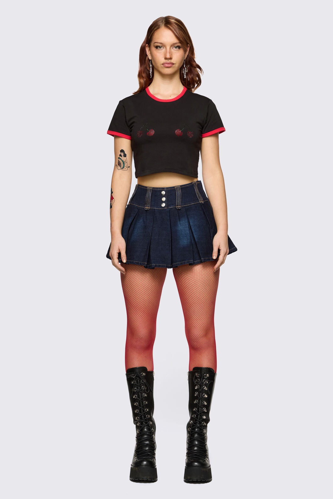 Dangerfield - Dizzy Denim Skort - navy