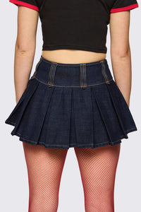 Dangerfield - Dizzy Denim Skort - navy