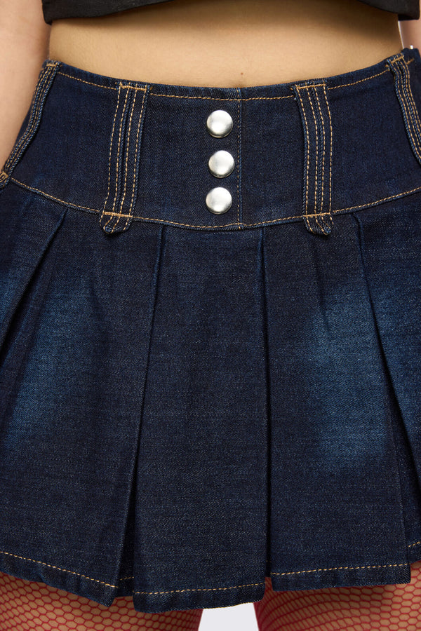 Dangerfield - Dizzy Denim Skort - navy