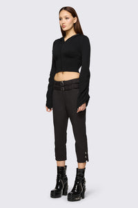 Dangerfield - Underdog Punk Capri Pant - black