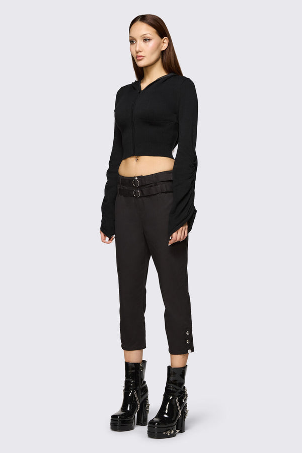 Dangerfield - Underdog Punk Capri Pant - black