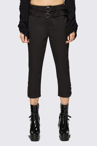 Dangerfield - Underdog Punk Capri Pant - black