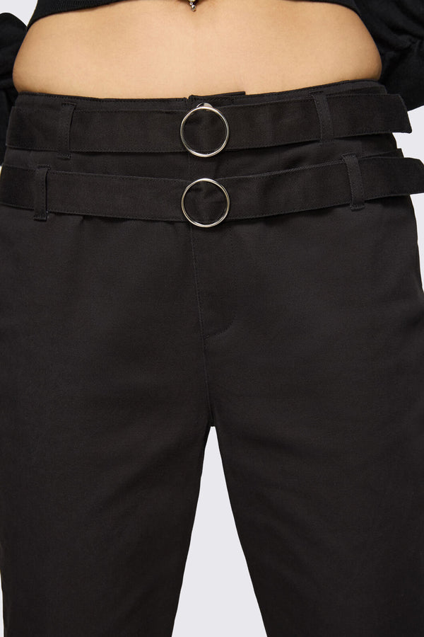 Dangerfield - Underdog Punk Capri Pant - black