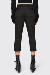 Dangerfield - Underdog Punk Capri Pant - black