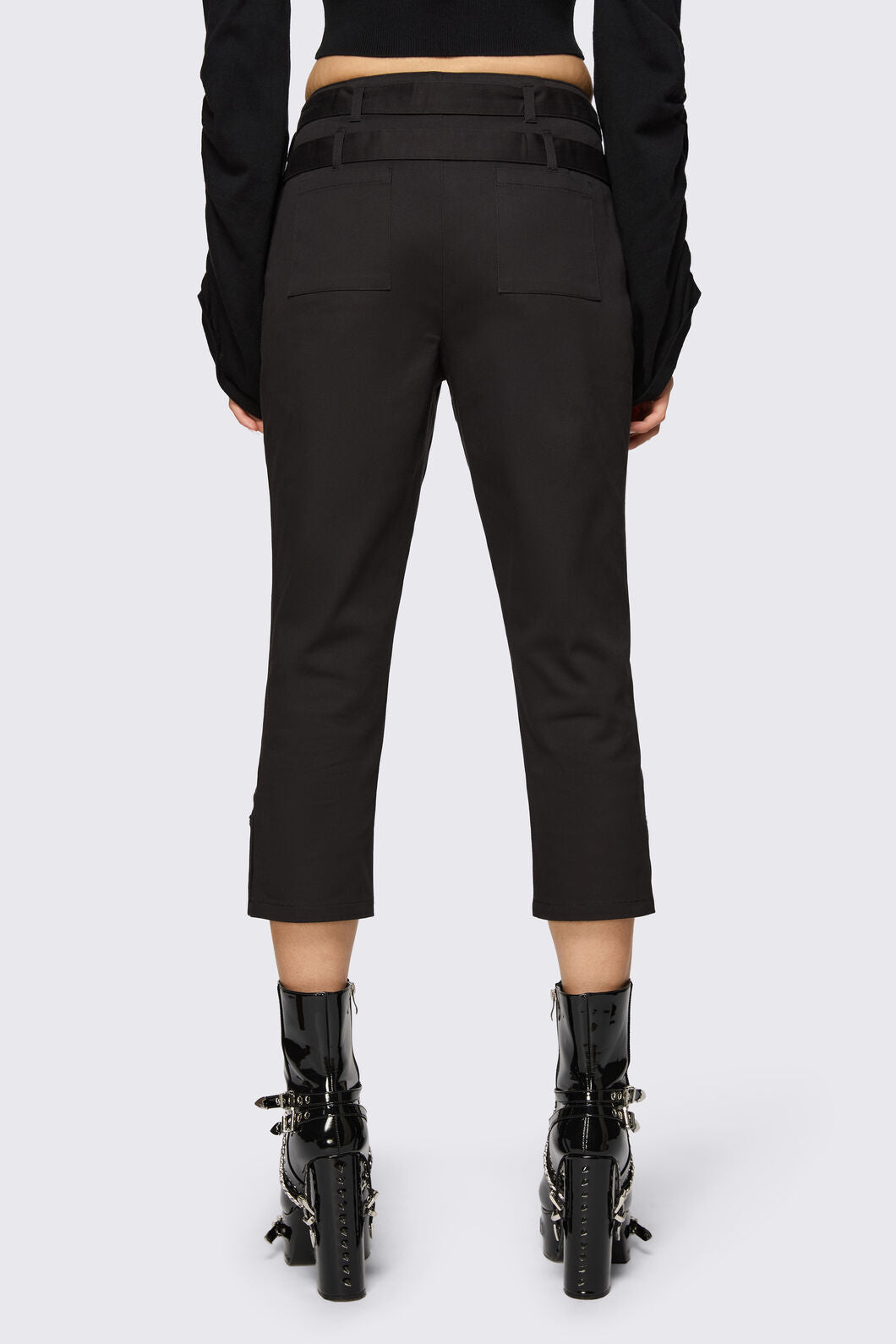 Dangerfield - Underdog Punk Capri Pant - black
