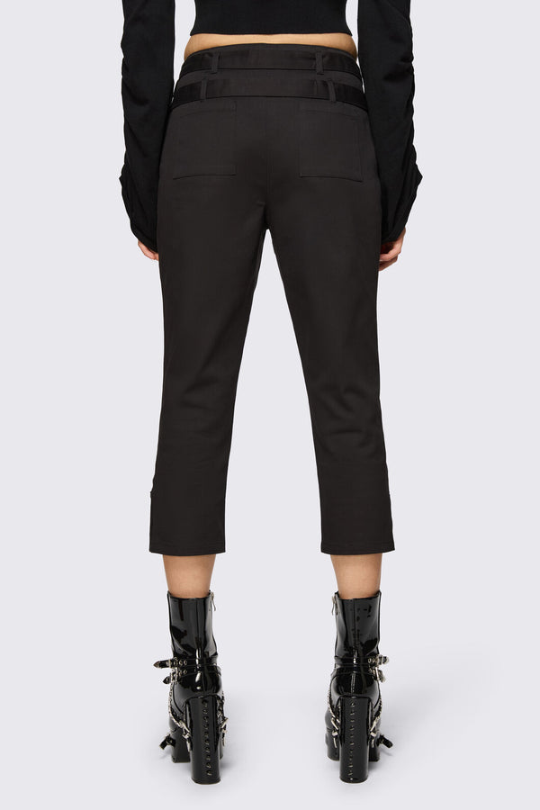 Dangerfield - Underdog Punk Capri Pant - black
