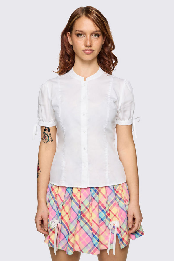 Dangerfield - Underdog Blouse - white