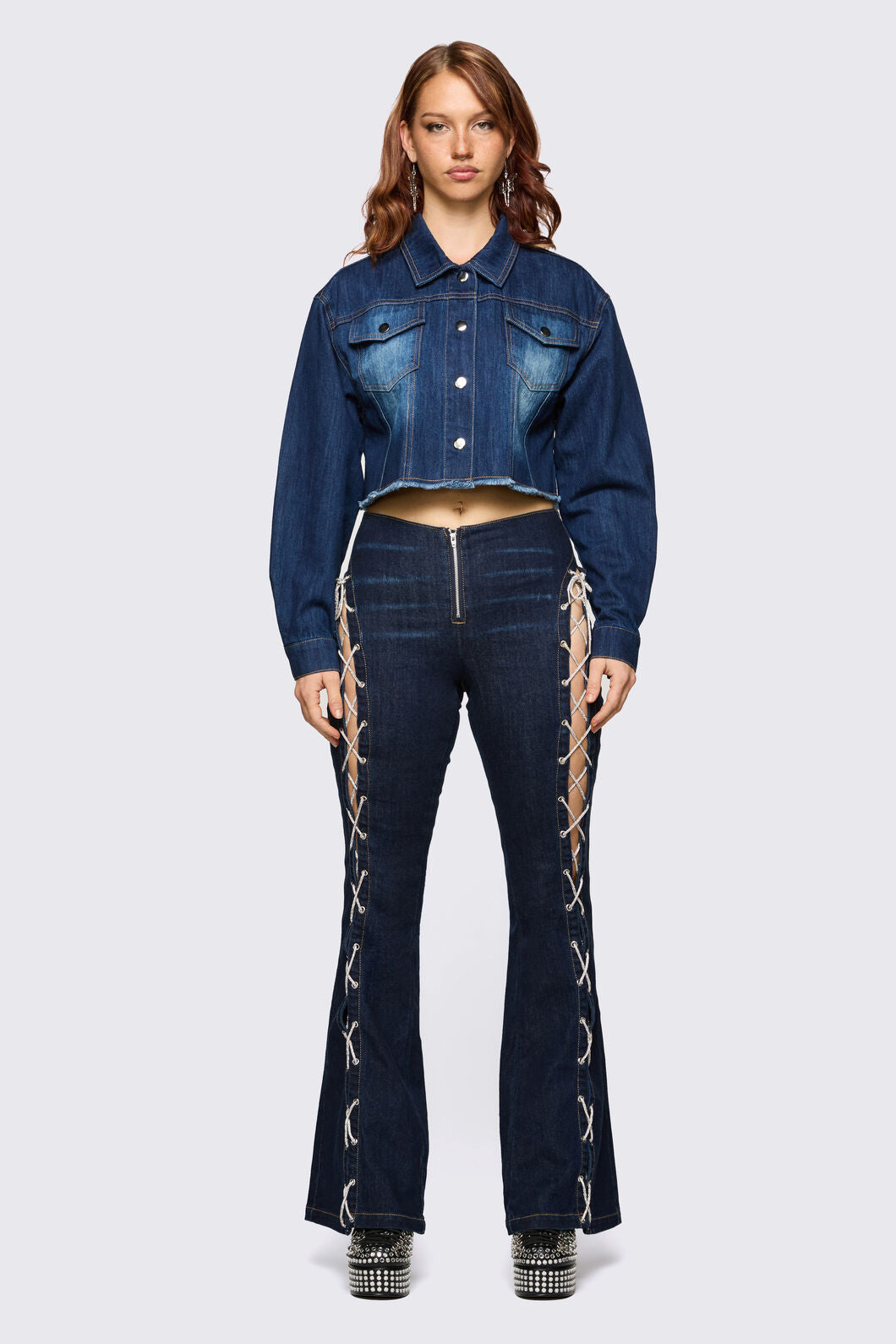 Dangerfield - Dizzy Denim Jacket - navy