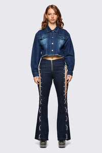 Dangerfield - Dizzy Denim Jacket - navy