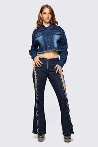 Dangerfield - Dizzy Denim Jacket - navy