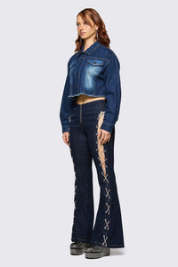 Dangerfield - Dizzy Denim Jacket - navy