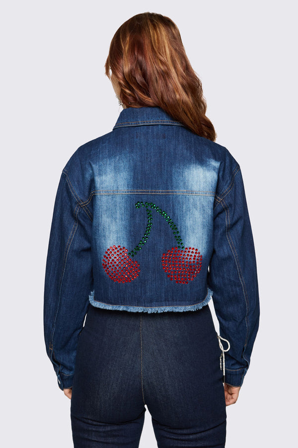 Dangerfield - Dizzy Denim Jacket - navy