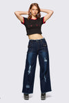 Dangerfield - Dizzy Distressed Jean - navy