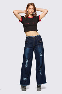 Dangerfield - Dizzy Distressed Jean - navy